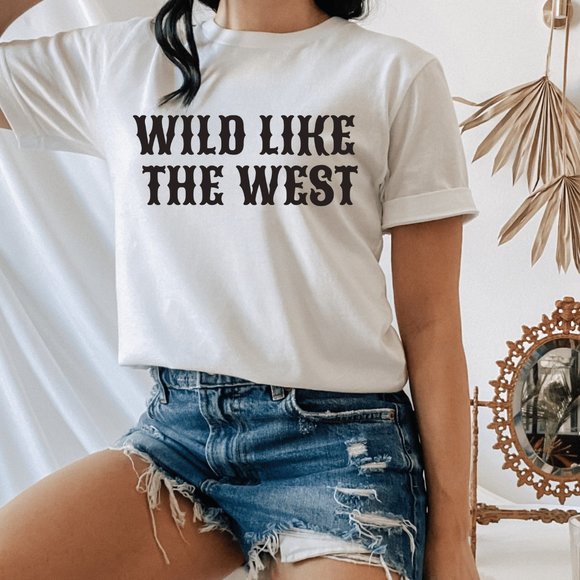 SimplyBeverly Tops - Wild Like the West T shirt